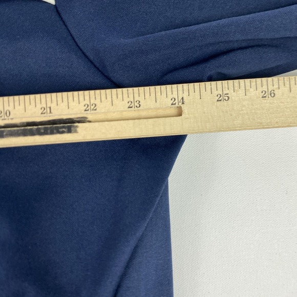 The North Face Jacket Mens XL Blue Full Zip Track Athletic Logo Sweatshirt - Picture 6 of 9